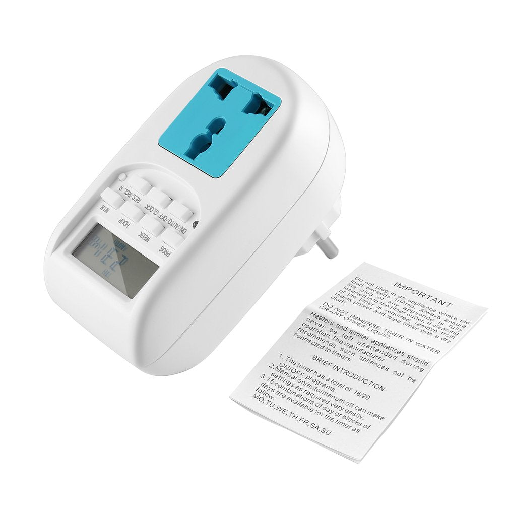 Energy Saving Programmable Electronic Timer