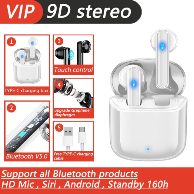 Wireless headphone For iphone 11 12 pro max Xs Xr X SE 8 plus 6s 5s for ipad pro 12.9 with microphone Boxed Bluetooth Earphone