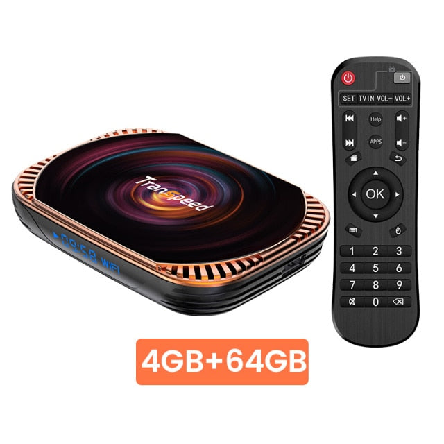 Transpeed Android 11 Amlogic S905X4 TV Box Dual wifi 32G 64GB BT4.0 4K 8K 3D 1000M Fast Tv Receiver Media Player Set top box