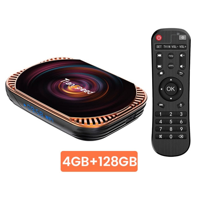 Transpeed Android 11 Amlogic S905X4 TV Box Dual wifi 32G 64GB BT4.0 4K 8K 3D 1000M Fast Tv Receiver Media Player Set top box