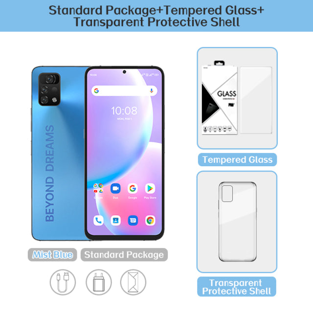 UMIDIGI A11 Pro Max 4/8GB+128GB Global Version Smartphone 6.8&quot;FHD+Screen Helio G80 48MP AI Triple Camera 5150mAh