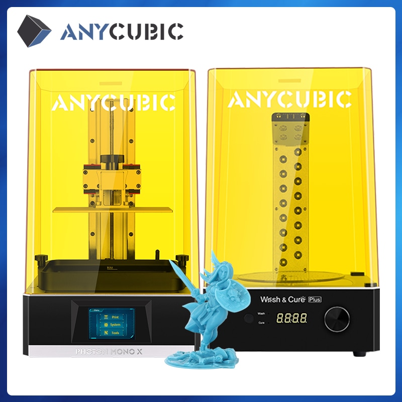 Anycubic Photon Mono X 3D Printer 8.9&#39;&#39;4K Monochrome LCD Large Print Size 192*120*245mm Support APP Remote Control impresora 3d