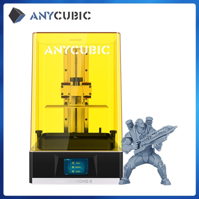 Anycubic Photon Mono X 3D Printer 8.9&#39;&#39;4K Monochrome LCD Large Print Size 192*120*245mm Support APP Remote Control impresora 3d