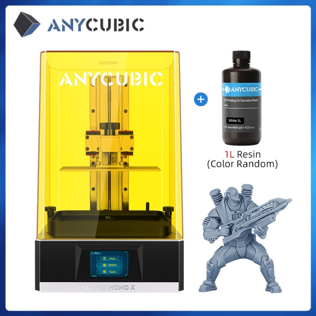 Anycubic Photon Mono X 3D Printer 8.9&#39;&#39;4K Monochrome LCD Large Print Size 192*120*245mm Support APP Remote Control impresora 3d