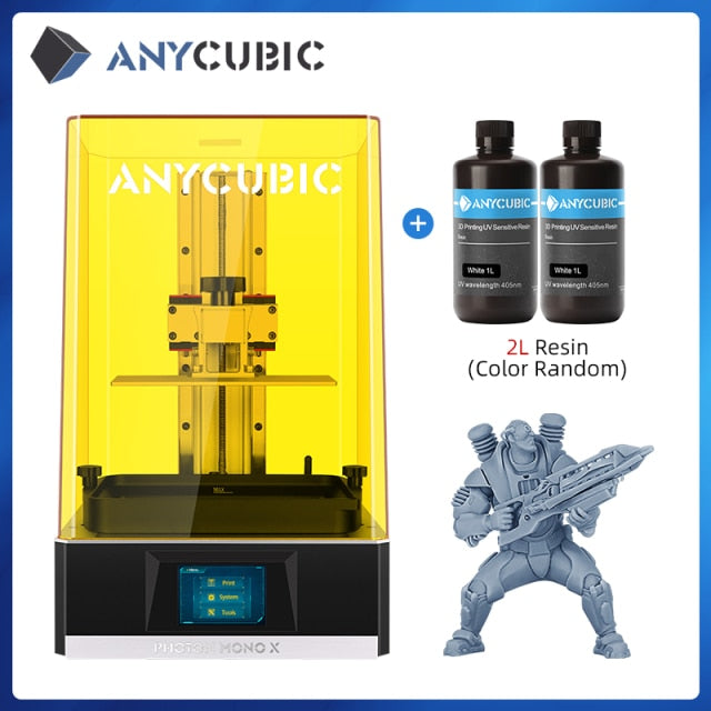 Anycubic Photon Mono X 3D Printer 8.9&#39;&#39;4K Monochrome LCD Large Print Size 192*120*245mm Support APP Remote Control impresora 3d