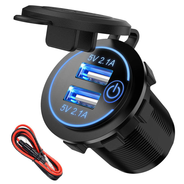 Quick Charge 3.0 Dual USB Car Charger Socket