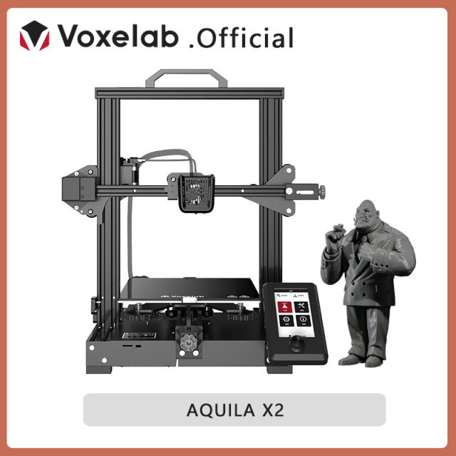 Voxelab Aquila DIY 3D Printer Kit Silent Mainboard Resume Printing Carborundum Glass Bed Large Size 3d Printer impresora 3d