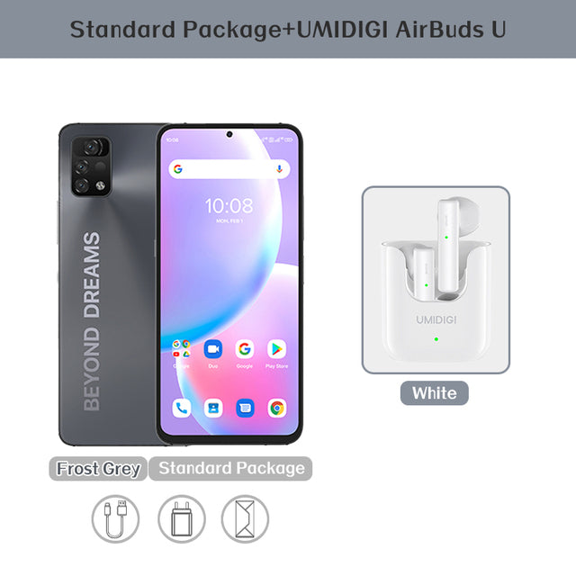 [24H Shipping]UMIDIGI A11 Pro Max 4/8GB+128GB Global Version 6.8&quot;FHD+Screen Helio G80 48MP AI Triple Camera 5150mAh Smartphone