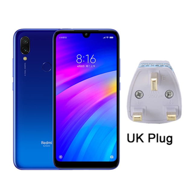 Original Xiaomi Redmi 7 Smartphone with Phone Case, Cellphone  Googleplay Android Cell Phone 4000mAh Fingerprint Dual SIM