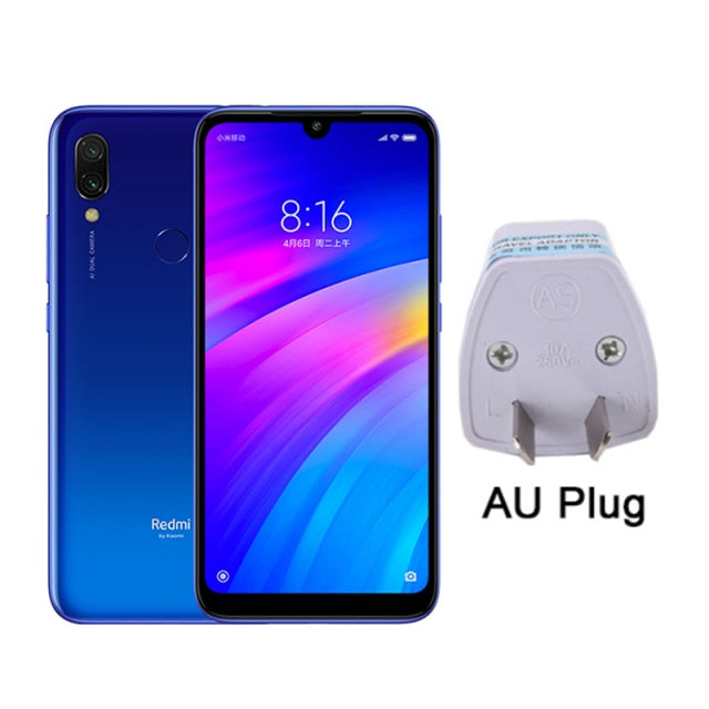 Original Xiaomi Redmi 7 Smartphone with Phone Case, Cellphone  Googleplay Android Cell Phone 4000mAh Fingerprint Dual SIM