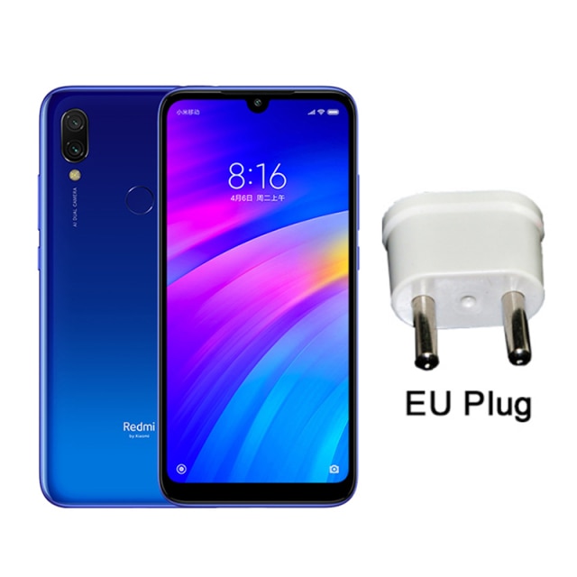 Original Xiaomi Redmi 7 Smartphone with Phone Case, Cellphone  Googleplay Android Cell Phone 4000mAh Fingerprint Dual SIM