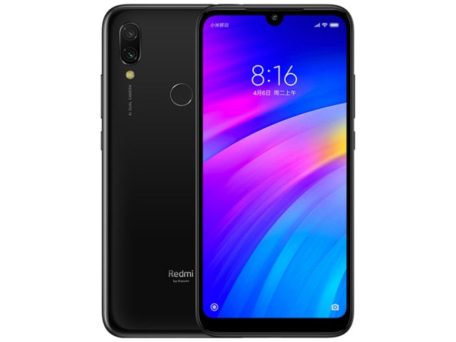 Original Xiaomi Redmi 7 Smartphone with Phone Case, Cellphone  Googleplay Android Cell Phone 4000mAh Fingerprint Dual SIM