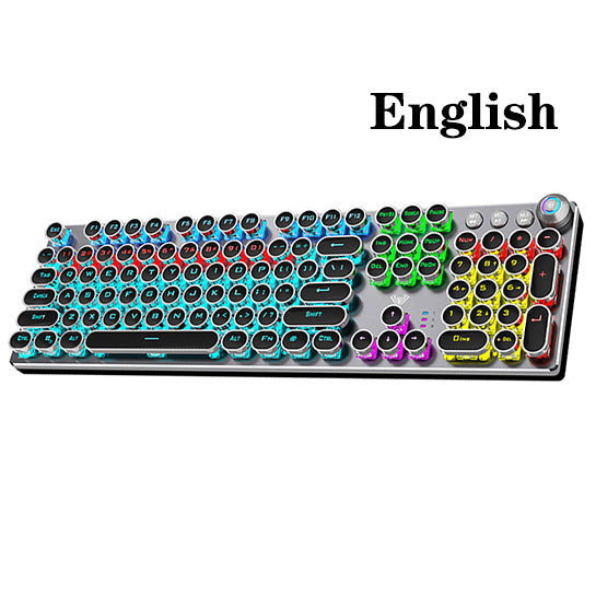 AULA F3087/F2068/F2088 Game mechanical keyboard  87/104 KEYS computer keyboard laptop keyboard Russian Hebrew Spanish Arabic