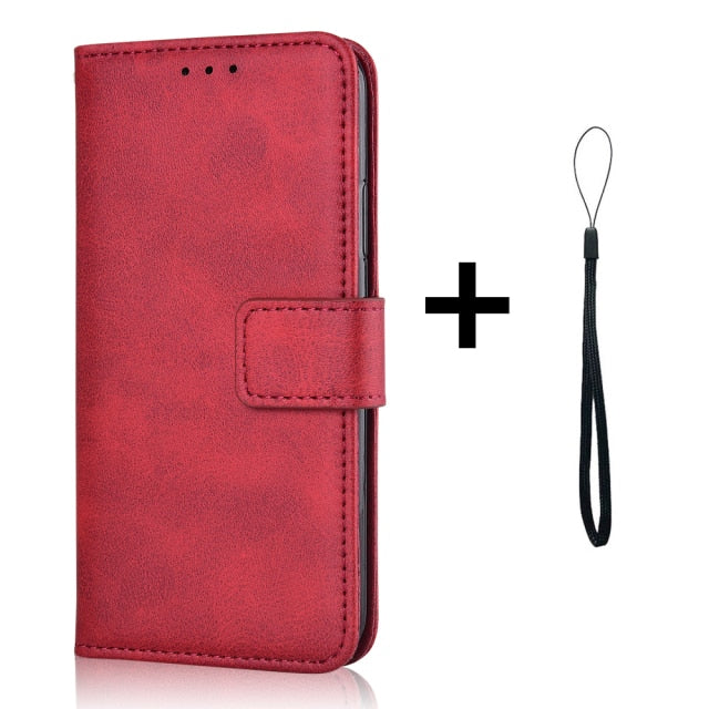 Flip Wallet Case for OPPO Realme Realme Narzo 10 20 30 A Q Q2 Q3 7 i 8 Pro C21 C20 C25 C17 C15 C12 C11 2021 Leather Case Cover