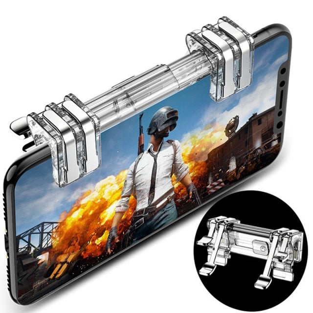 Game for PUBG Controller Mobile Phone Gamepad Mobile Joystick Trigger Aim Shooting L1 R1 Metal ABS Key Button for IPhone Android