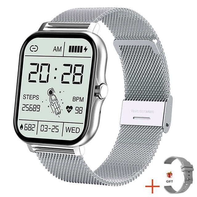 2021 New Women Smart Watch Men Bluetooth Call Music Control Heart Rate Monitor Waterproof Man Laidies Smartwatch For Android IOS