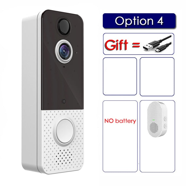 EKEN T8 IP67 WIFI Weatherproof Smart Video Doorbell Camera 1080P Visual Intercom Night Vision IP Door Bell PIR Wireless Cameras