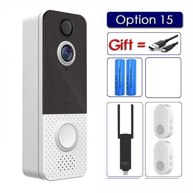 EKEN T8 IP67 WIFI Weatherproof Smart Video Doorbell Camera 1080P Visual Intercom Night Vision IP Door Bell PIR Wireless Cameras