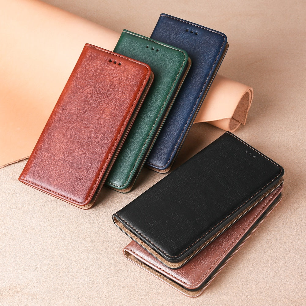 Flip Case For Xiaomi Redmi 3 4 5 6 7 8 9 Cover Leather Wallet  4X 7A 8A Back Cover Redmi Note 8 7 9 pro 8T business Phone Case