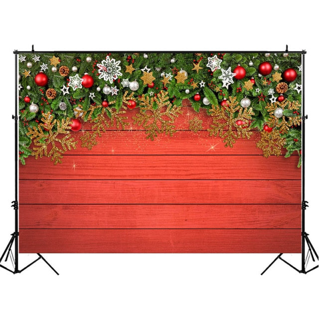 Christmas Winter Snow Backdrops for Photography Wooden Photography Background Photophone Photozone Photo Studio Supplies