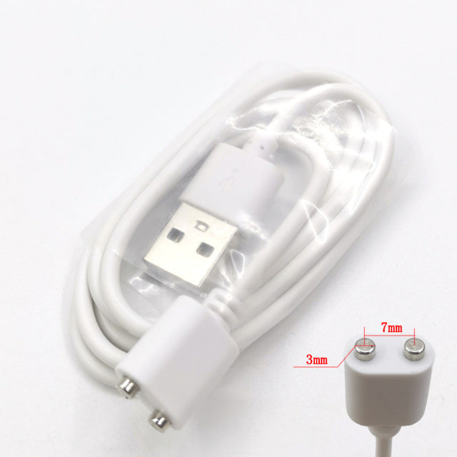 2pin Magnetic Charging Cable center spacing 5mm 6/7/8/9/10mm Magnet Suctio USB Power charger for Beauty instrument Smart device