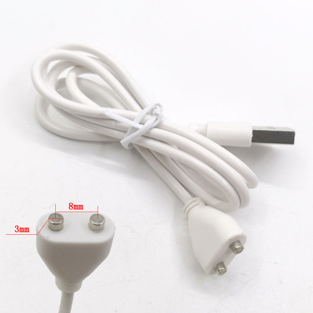 2pin Magnetic Charging Cable center spacing 5mm 6/7/8/9/10mm Magnet Suctio USB Power charger for Beauty instrument Smart device