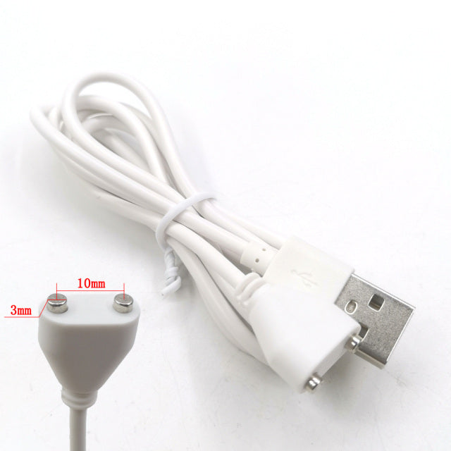 2pin Magnetic Charging Cable center spacing 5mm 6/7/8/9/10mm Magnet Suctio USB Power charger for Beauty instrument Smart device