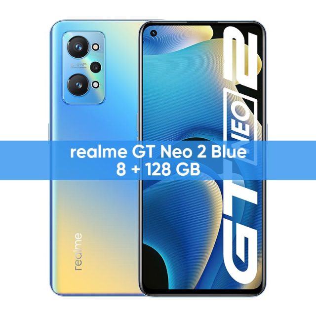 Global Version realme GT Neo 2 5G 8/12GB 128/256GB Smartphone Snapdragon 870 Octa Core 6.62&quot; 65W Charging Power NFC Mobile Phone