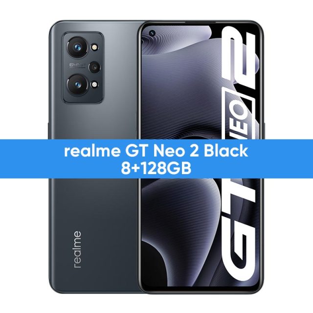 Global Version realme GT Neo 2 5G 8/12GB 128/256GB Smartphone Snapdragon 870 Octa Core 6.62&quot; 65W Charging Power NFC Mobile Phone