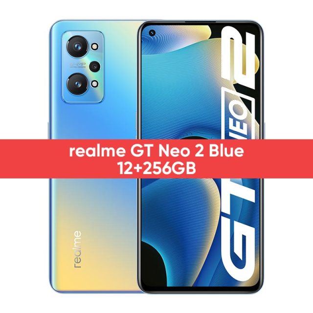 Global Version realme GT Neo 2 5G 8/12GB 128/256GB Smartphone Snapdragon 870 Octa Core 6.62&quot; 65W Charging Power NFC Mobile Phone