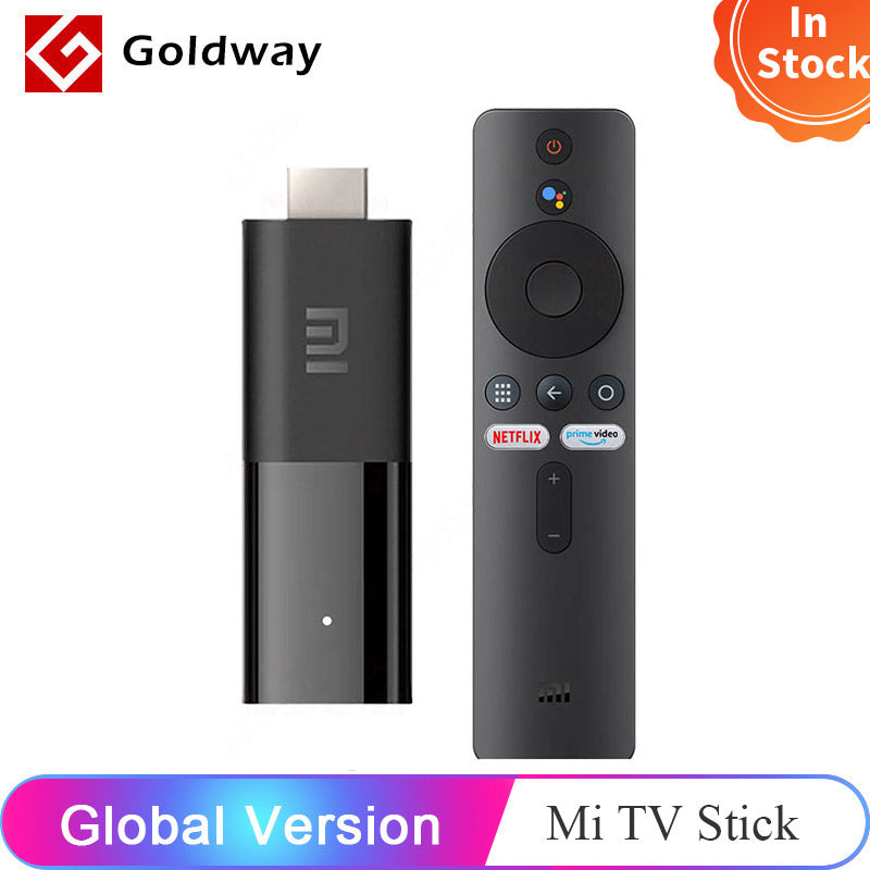 Global Version Xiaomi Mi TV Stick Android TV 9.0 Smart 1080P 1GB RAM 8GB ROM Bluetooth 4.2 Mini TV Dongle Wifi Google Assistant