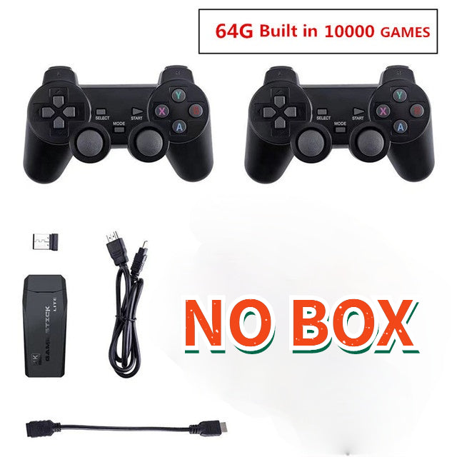 Video Game Console 64G Built-in 10000 Games Retro handheld Game Console Wireless Controller Game Stick For PS1/GBA Kid Xmas Gift