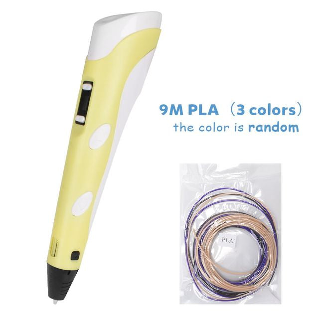 3D Pen Drawing DIY Magic Three-dimensional Draw Printing Pencils Children&#39;s Art Craft Gel Educational Toys PLA Filament Printer