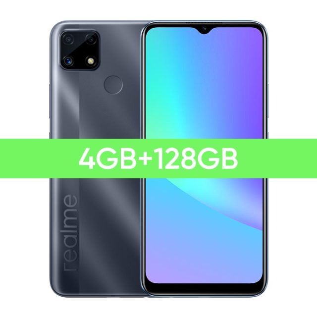 realme C25s Russian Version Smartphone Heilo G85 Octa Core 48MP Camera 6000mAh Battery 4GB 128GB NFC