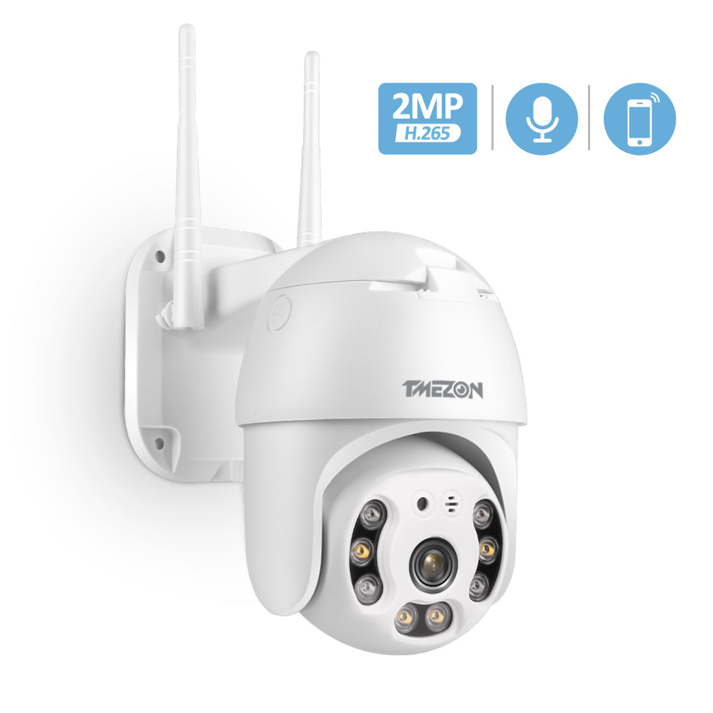 TMEZON 1080P PTZ Cloud 2MP WiFi IP Security Camera