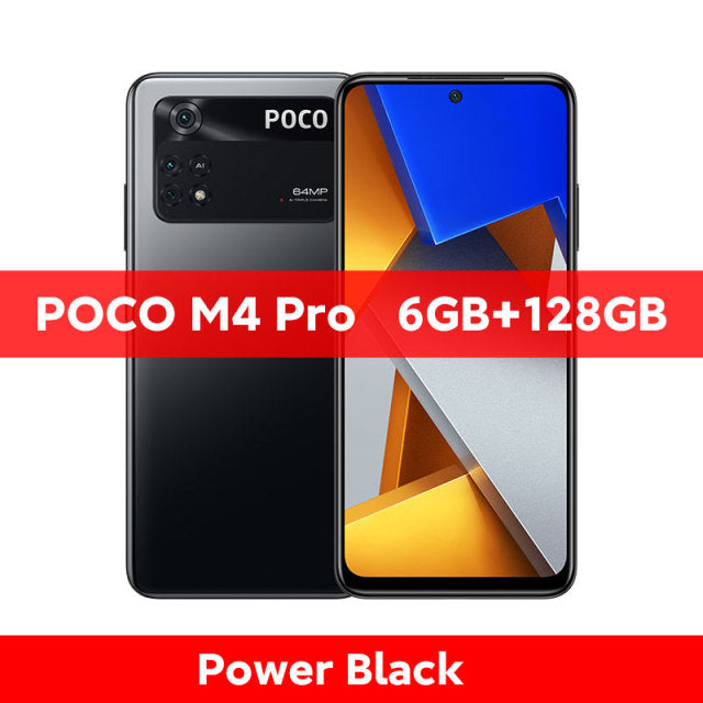 【World Premiere】POCO M4 Pro 4G Global Version 6GB 128GB/ 8GB 256GB NFC Smartphone MTK G96 Octa Core 90Hz 6.43&#39;&#39; 33W Pro 5000mAh