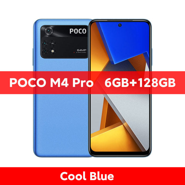 【World Premiere】POCO M4 Pro 4G Global Version 6GB 128GB/ 8GB 256GB NFC Smartphone MTK G96 Octa Core 90Hz 6.43&#39;&#39; 33W Pro 5000mAh