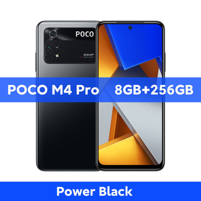 【World Premiere】POCO M4 Pro 4G Global Version 6GB 128GB/ 8GB 256GB NFC Smartphone MTK G96 Octa Core 90Hz 6.43&#39;&#39; 33W Pro 5000mAh