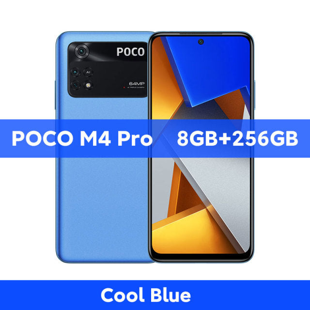 【World Premiere】POCO M4 Pro 4G Global Version 6GB 128GB/ 8GB 256GB NFC Smartphone MTK G96 Octa Core 90Hz 6.43&#39;&#39; 33W Pro 5000mAh