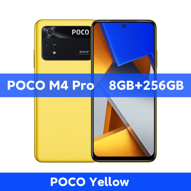 【World Premiere】POCO M4 Pro 4G Global Version 6GB 128GB/ 8GB 256GB NFC Smartphone MTK G96 Octa Core 90Hz 6.43&#39;&#39; 33W Pro 5000mAh