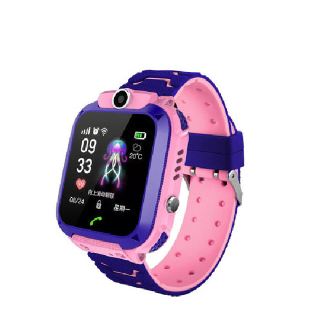 Q12 Children&#39;s Smart Watch SOS Phone Watch Smartwatch For Hiking Travel Kids Gift For IOS Android Two-way Call Wearable Devices