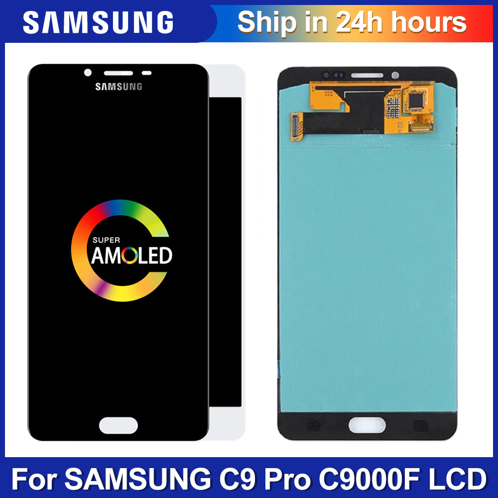 ORIGINAL Phone LCDS For Samsung Galaxy C9 Pro C9000 SM-C9000 LCD Display Touch Digitizer Screen Assembly Replacement