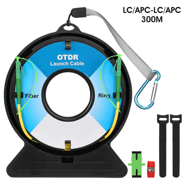 COMPTYCO SC/FC/ST/LC-APC/UPC OTDR Dead Zone Eliminator,Fiber Rings 300M Fiber Optic OTDR Launch Cable Box SC/APC-SC/APC