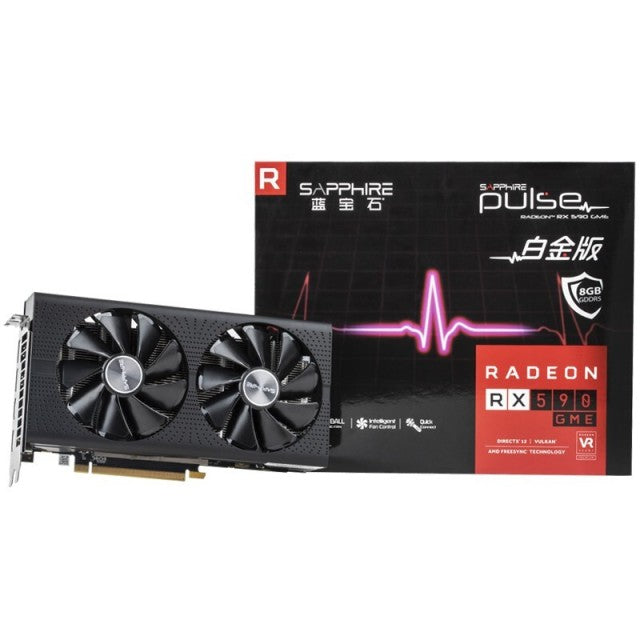 Sapphire RX240 2G DDR3 RX590GME 8G GDDR5 Platinum Edition Commercial Computer Game Discrete Graphics Card with DVI/HDMI