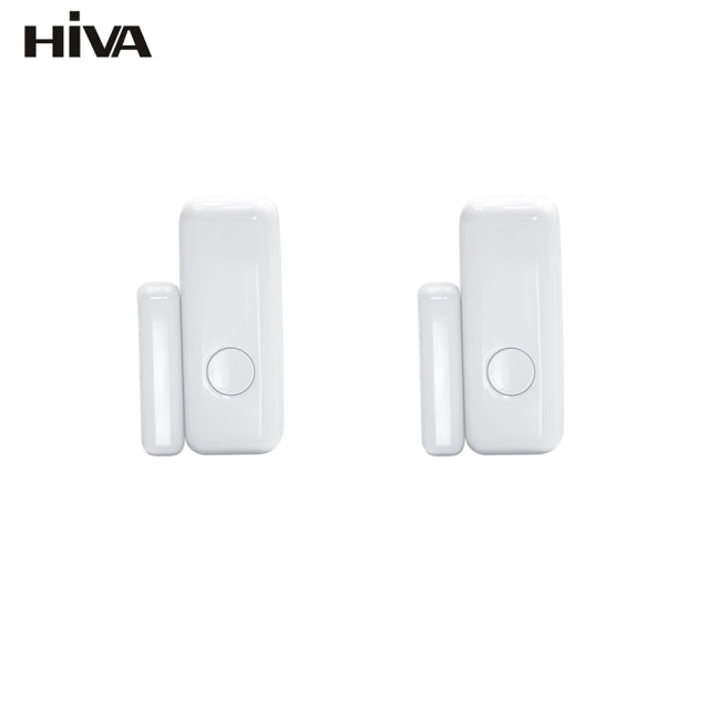 Wireless Magnetic Door &amp; Window Sensor EV1527 Coding Mode RF 433MHz for Home Security Alarm System Home Burglar Alarm Kits