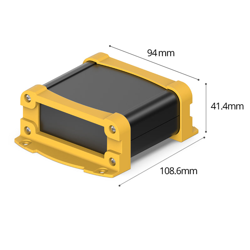 90W35H DIY Customization Enclosure Aluminum Instrument Outdoor Extruded Electronic Component Circuit Board Battery Project Box