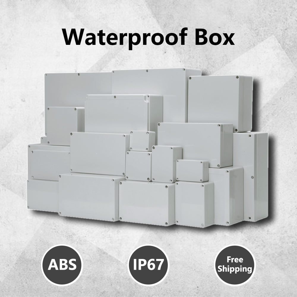 ABS Wire Junction Box Waterproof Electronic Safe Case Plastic Boxes Plastic Organizer IP67 Waterproof Enclosure Box