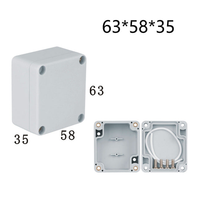 ABS Wire Junction Box Waterproof Electronic Safe Case Plastic Boxes Plastic Organizer IP67 Waterproof Enclosure Box