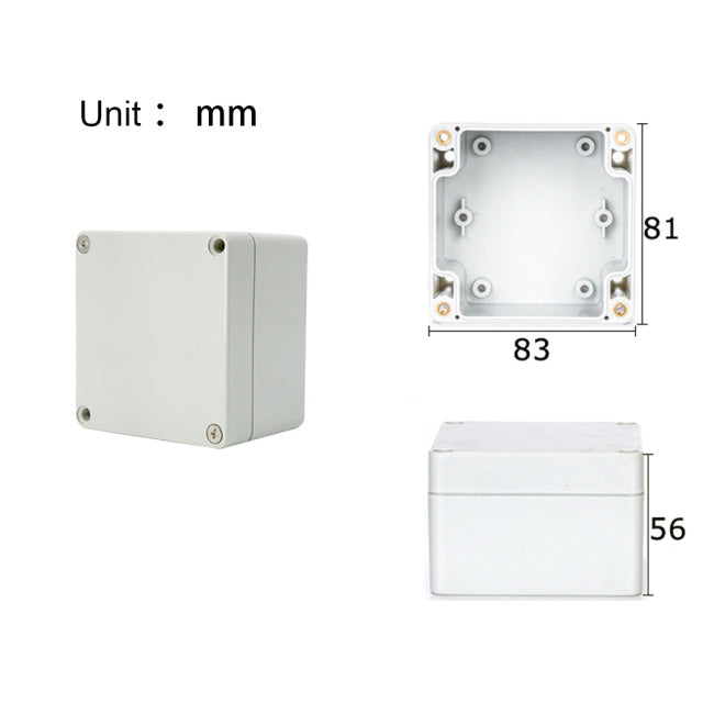 Project Junction Box for Electrical Cable Outdoor DIY Sealed IP67 Enclosure Wire Box 115x90x55mm Waterproof Electronic Cases