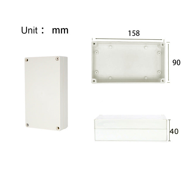 Project Junction Box for Electrical Cable Outdoor DIY Sealed IP67 Enclosure Wire Box 115x90x55mm Waterproof Electronic Cases